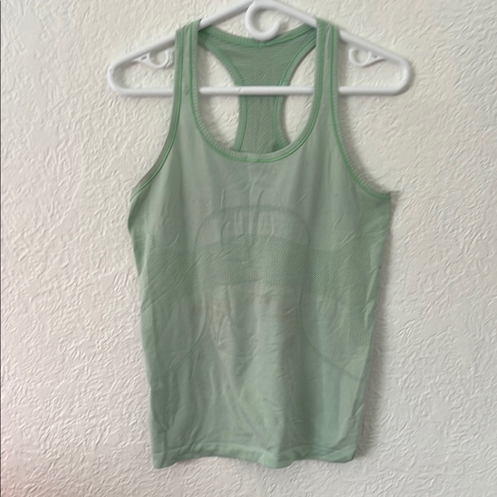 Swiftly tech race back Green Racerback Tank